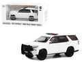 2022 Chevrolet Tahoe Police Pursuit Vehicle (PPV) White with Light Bar "Hot Pursuit" "Hobby Exclusive" Series 1/64 Diecast Model Car by Greenlight