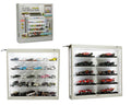 Showcase Wall Mount 5 Tier Display Case White with White Back Panel "Mijo Exclusives" for 1/64-1/43 Scale Models