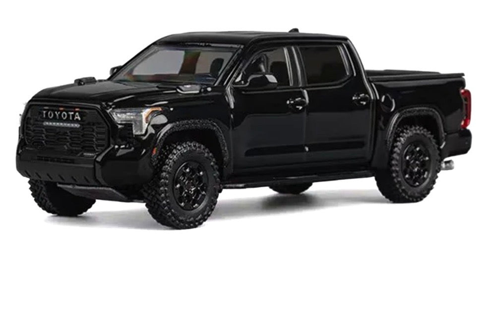 Toyota Tundra Pickup Truck Black 1/64 Diecast Model Car by CM Models
